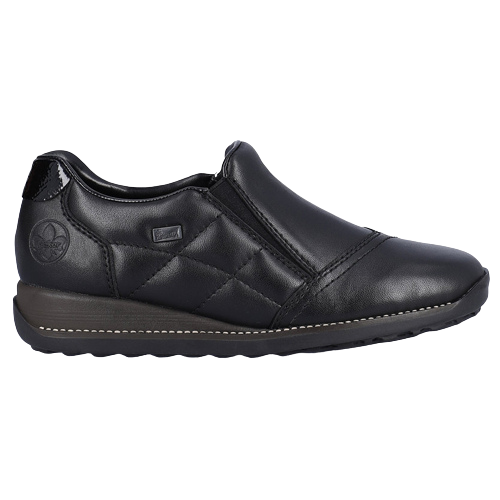 Rieker  Wide Fit Shoes - 44277-00 - Black