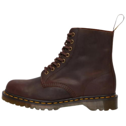 Dr. Martens 8 Eyelet Boots - Pascal 1460 - Brown