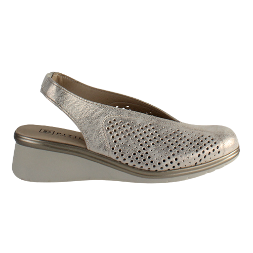 Pitillos Ladies Wedge Sandals - 5743 - Gold