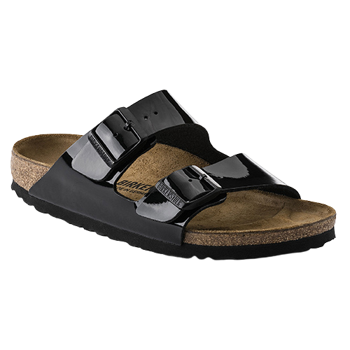 Birkenstock Ladies Sandals - Arizona  - Black Patent