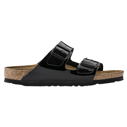 Birkenstock Ladies Sandals - Arizona  - Black Patent