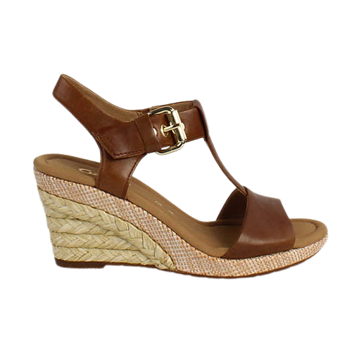 Gabor Ladies Wedge Sandals - 22.024.54  - Tan