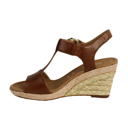 Gabor Ladies Wedge Sandals - 22.024.54  - Tan