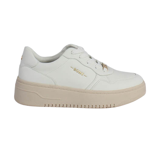 Tommy Bowe Ladies Trainers- Barattin- White