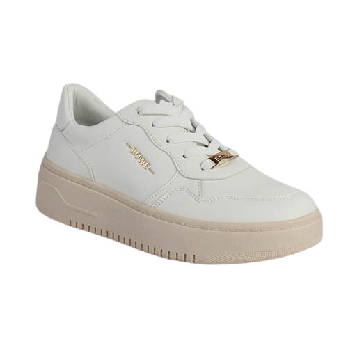 Tommy Bowe Ladies Trainers- Barattin- White