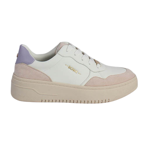 Tommy Bowe Ladies Trainers - Barattin- White/Pink