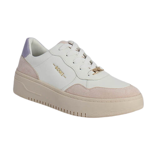 Tommy Bowe Ladies Trainers - Barattin- White/Pink