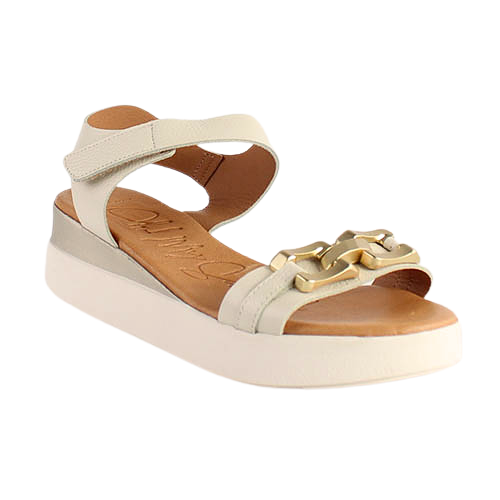 Oh My Sandals Ladies Platform Sandals - 5419 - Beige