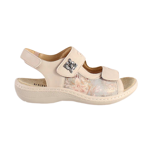 Redz Ladies Velcro Sandals - BS2030-011 - Beige Multi