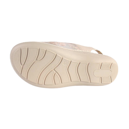 Redz Ladies Velcro Sandals - BS2030-011 - Beige Multi
