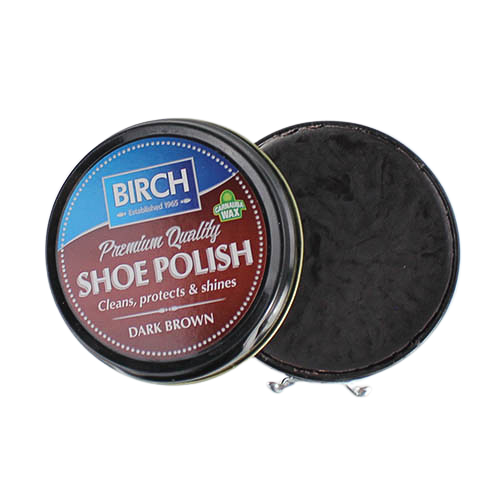 Birch Shoe Polish - Dark Brown - 50ml