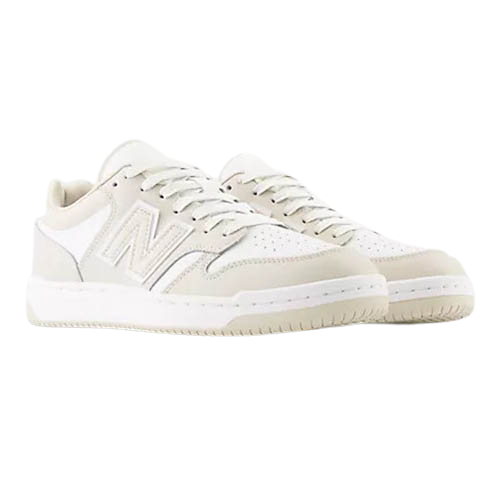 New Balance Unisex Trainers -  BB480LBB - Beige/White