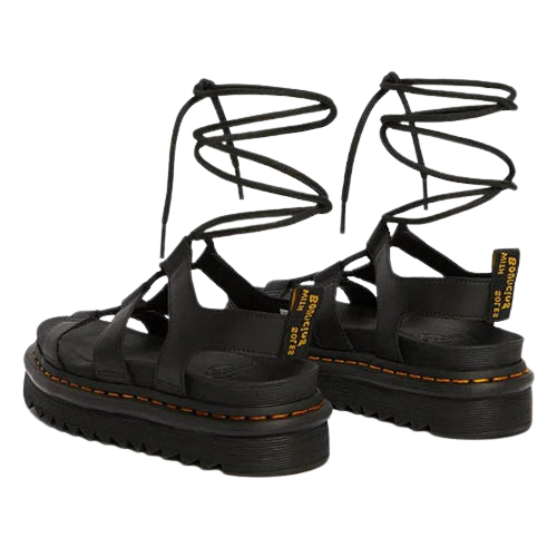 Dr.Marten Ladies Gladiator Platform Sandals - Nartilla Hydro -Black