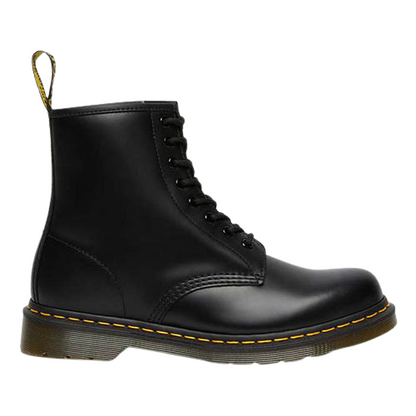 Dr.Martens Leather 8 Eye Boots- 1460 - Black Smooth