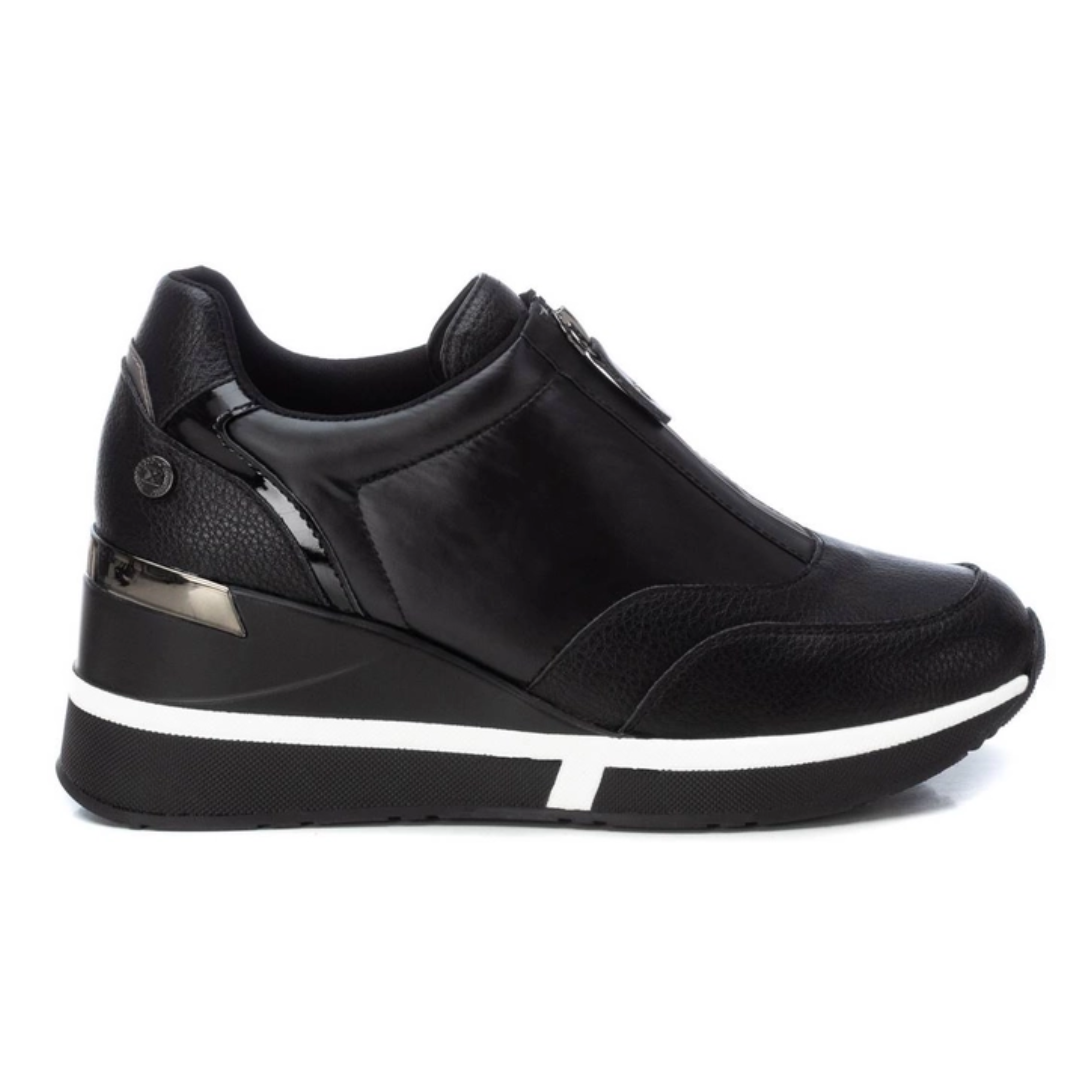 XTI Wedge Trainers - 143080 - Black