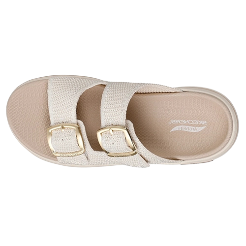 Skechers Ladies Go Walk Mules -  140871 - Beige