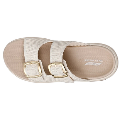 Skechers Ladies Go Walk Mules -  140871 - Beige
