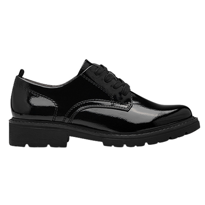 Jana Ladies Brogues - 23773-41 - Black Patent