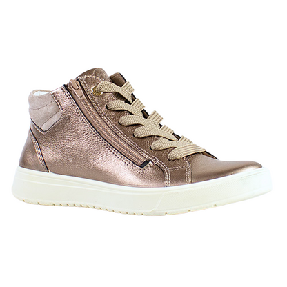 Ara Ladies High Top Trainers  - 50018-16 - Pewter