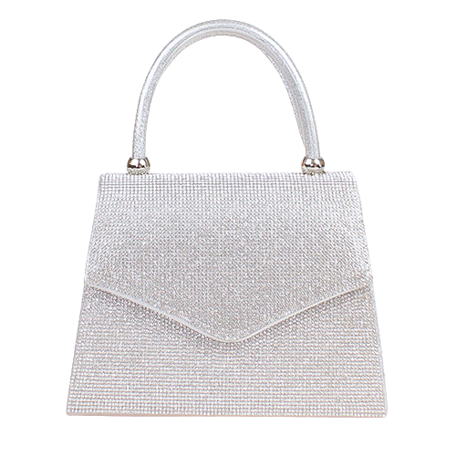 Dr. Bear Clutch Bag - GA07B - Silver