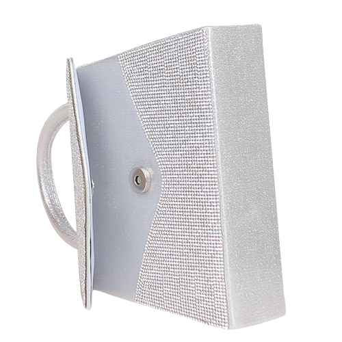 Dr. Bear Clutch Bag - GA07B - Silver