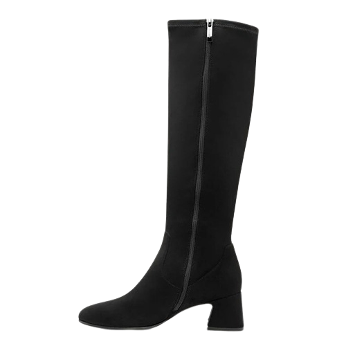 Tamaris Block Heeled Knee Boots - 25520-45 - Black