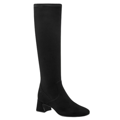 Tamaris Block Heeled Knee Boots - 25520-45 - Black