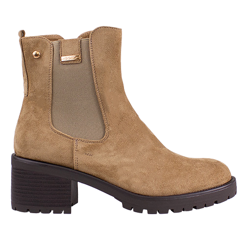 Patrizio Como Ladies Block Heeled Ankle Boots - Loreto - Brown