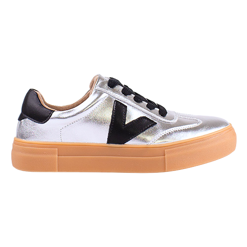 Drilleys Ladies Trainers - Ninety - Foil Ink/Silver