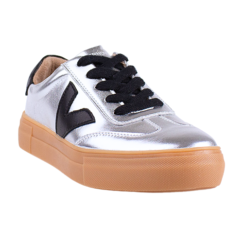 Drilleys Ladies Trainers - Ninety - Foil Ink/Silver