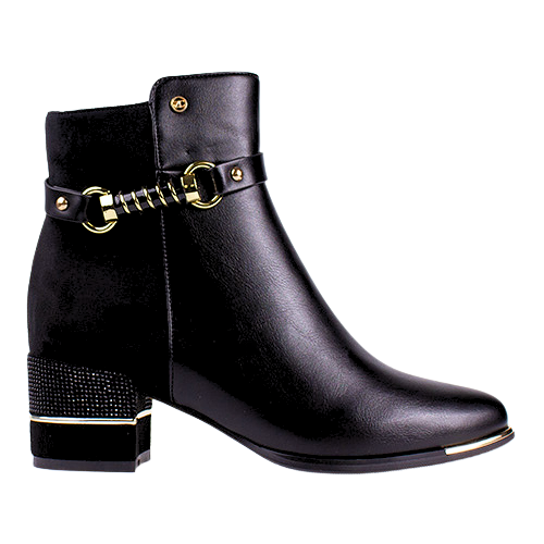 Zanni Ladies Ankle Boots - Jayapura - Black
