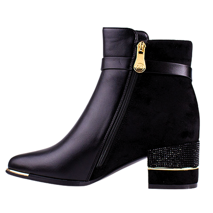 Zanni Ladies Ankle Boots - Jayapura - Black