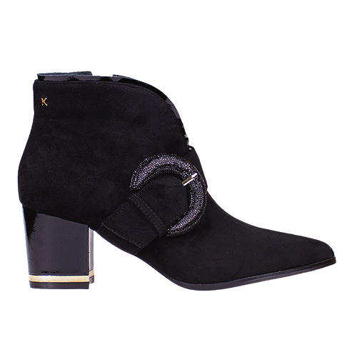 Kate Appleby Ladies Ankle Boots - Amlwch - Black Suede