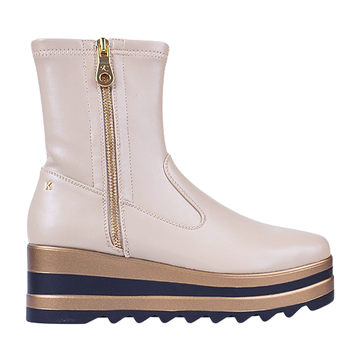 Kate Appleby Wedge Boots - Croston - Nude