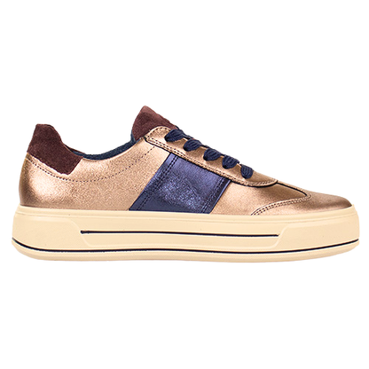 Ara Wide Fit Trainers - 23012-05 - Pewter