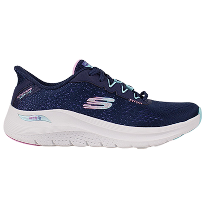 Skechers Ladies Slip Ins Trainers  -150333 - Navy