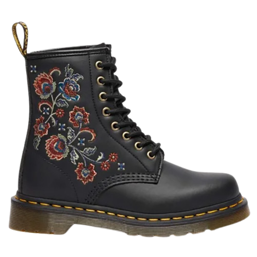 Dr. Martens Ladies 8 Eyelet Boots - 1460 Vonda- Black