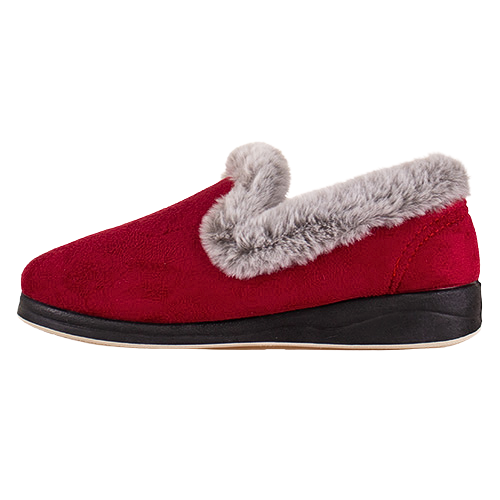 Padders Ladies Slippers - Repose - Red