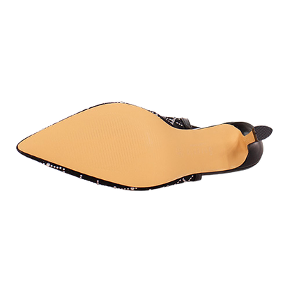 Sorento Slingback Heels - Kilda Beach - Black