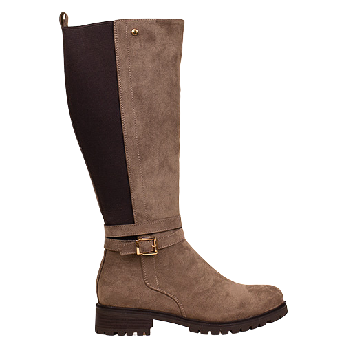 Patrizio Como Knee Boots - Catanzara- Brown Suede