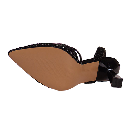 Sorento Slingback Heels - San Remo - Black