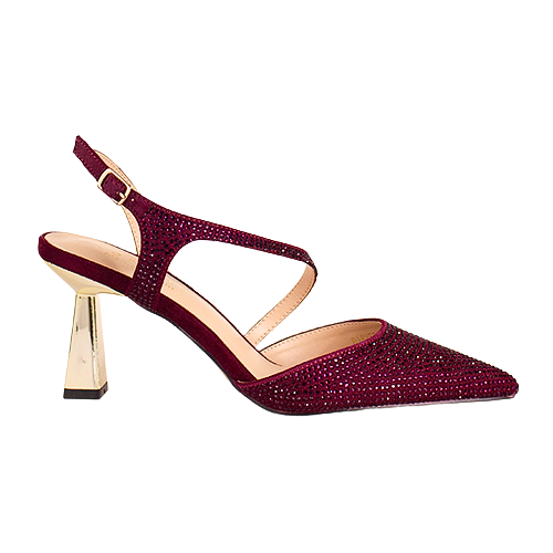 Sorento Ladies Slingback Heels - Darver - Rose