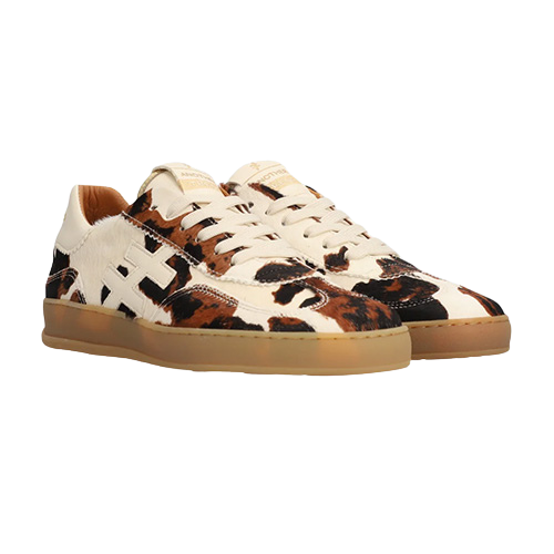 Another Trend Ladies Trainers - A032A4 - Cow Print