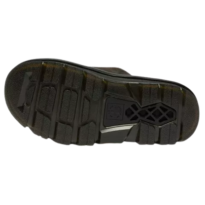 Dr. Martens Suede Slides - ZebZag - Black