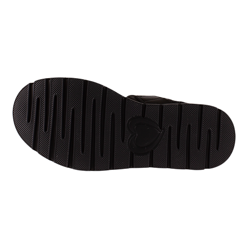 Heavenly Feet Ladies Chunky Sandals - Indigo - Black