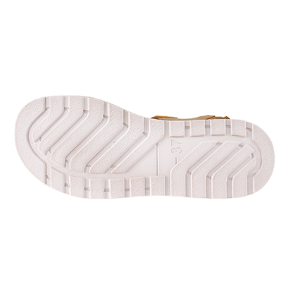 Rohde Ladies Low Wedge Sandals - 1311 - Natural