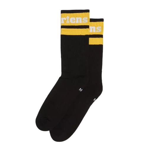 Dr. Martens - Athletic Logo Socks -Black/White/Yellow