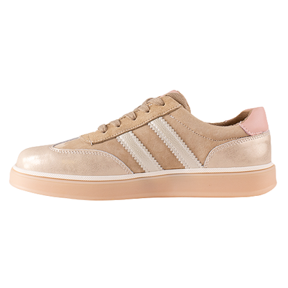 Drilleys Trainers - Seventy Five - Beige/Gold