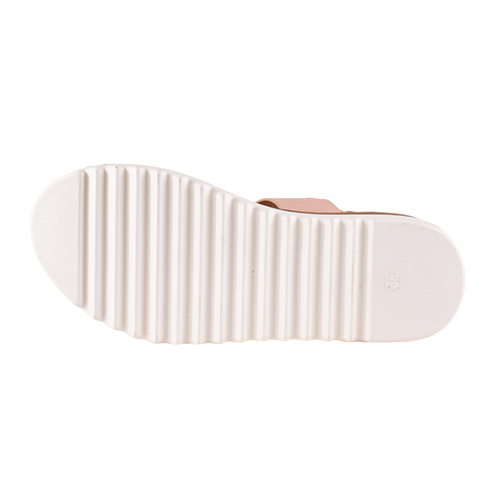 Heavenly Feet Ladies Wedge Sandals - Anya - Pink