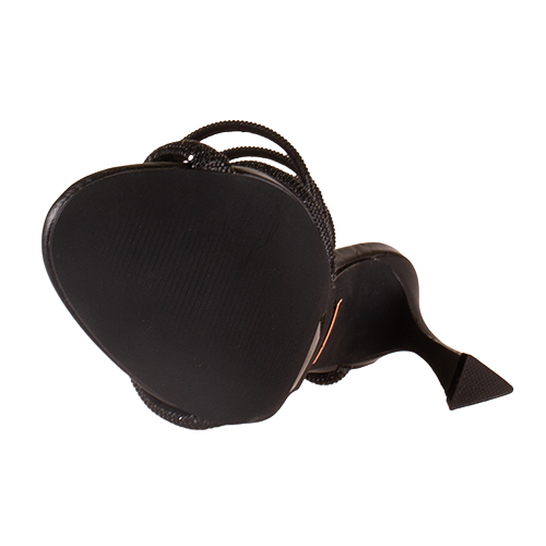 Una Healy Dressy Heeled Sandals - Maneater - Black